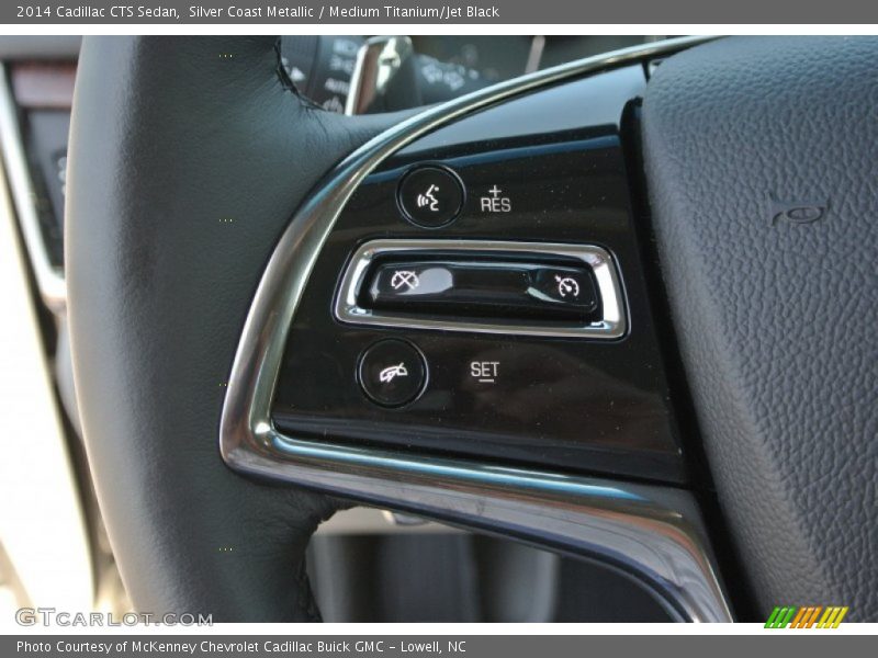 Silver Coast Metallic / Medium Titanium/Jet Black 2014 Cadillac CTS Sedan