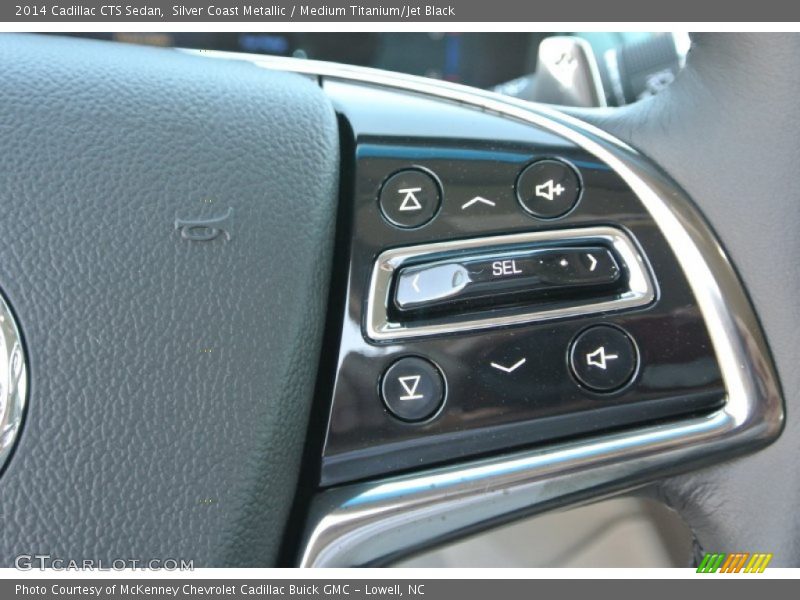 Silver Coast Metallic / Medium Titanium/Jet Black 2014 Cadillac CTS Sedan