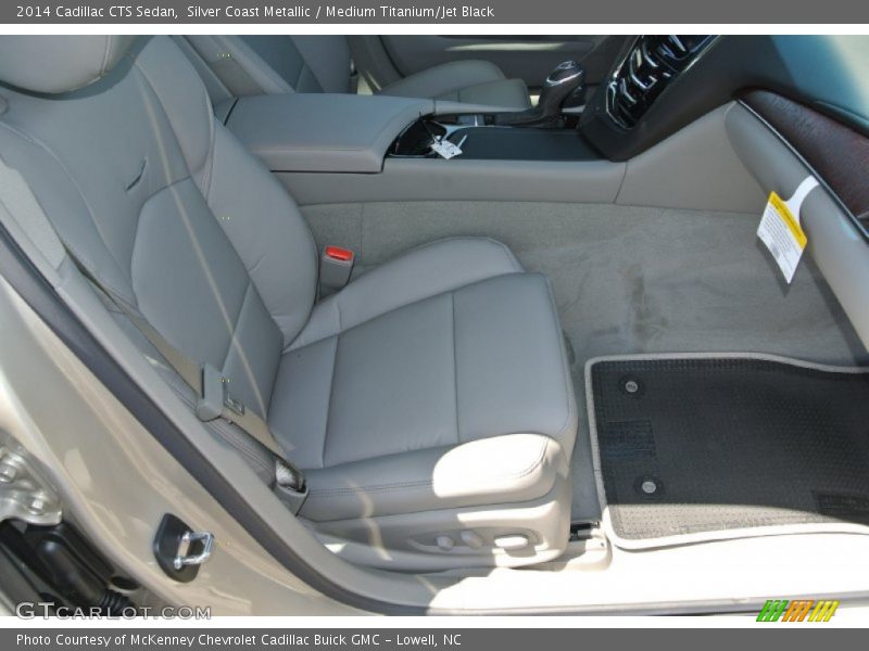 Silver Coast Metallic / Medium Titanium/Jet Black 2014 Cadillac CTS Sedan