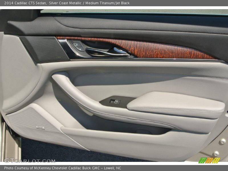Silver Coast Metallic / Medium Titanium/Jet Black 2014 Cadillac CTS Sedan