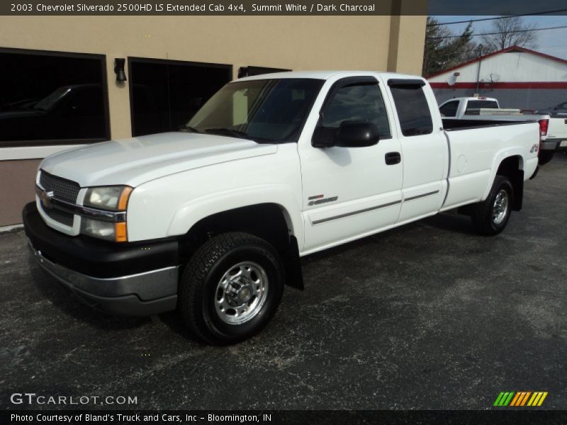 Summit White / Dark Charcoal 2003 Chevrolet Silverado 2500HD LS Extended Cab 4x4