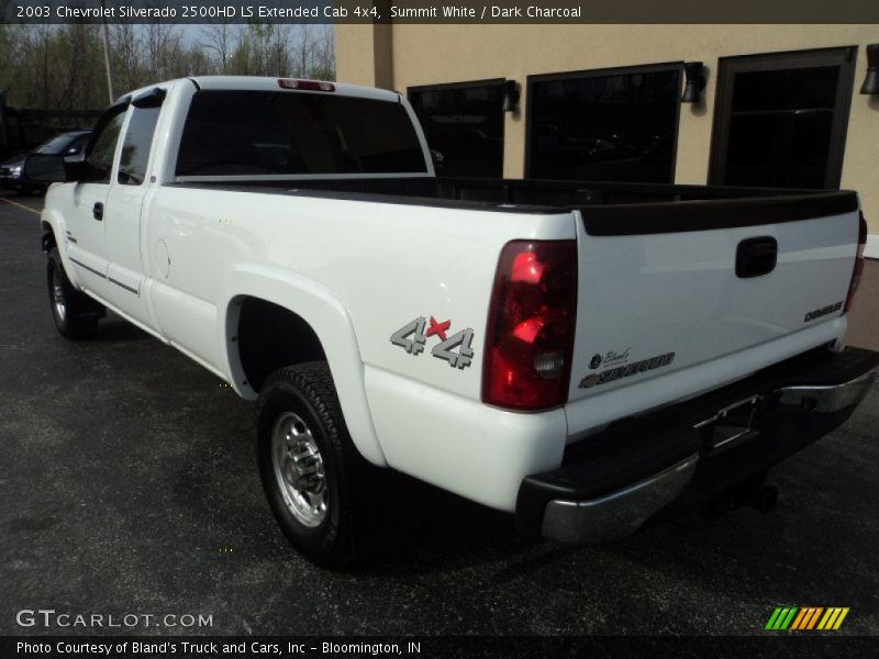 Summit White / Dark Charcoal 2003 Chevrolet Silverado 2500HD LS Extended Cab 4x4