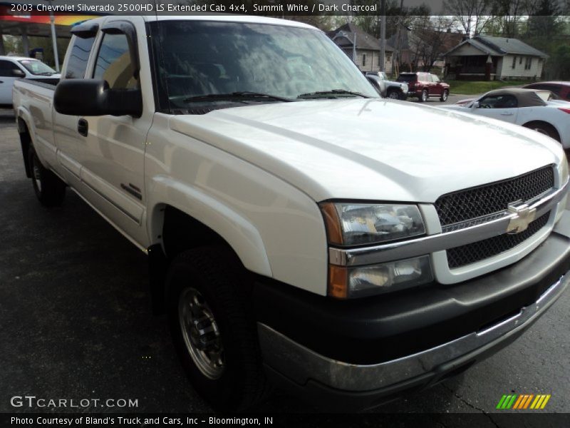 Summit White / Dark Charcoal 2003 Chevrolet Silverado 2500HD LS Extended Cab 4x4