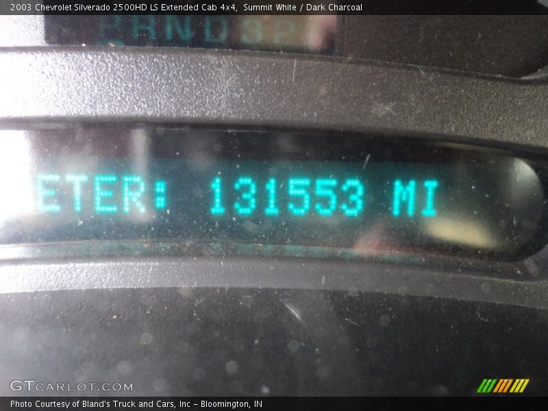 Summit White / Dark Charcoal 2003 Chevrolet Silverado 2500HD LS Extended Cab 4x4