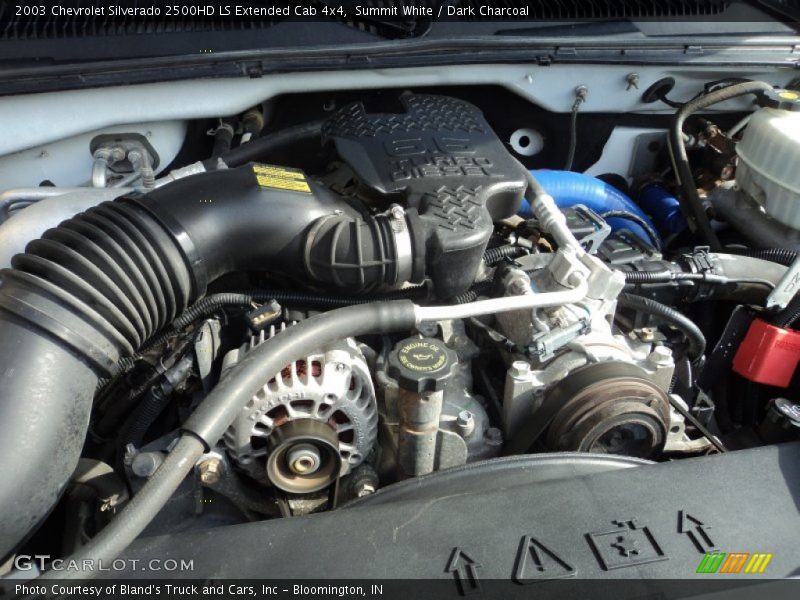 Summit White / Dark Charcoal 2003 Chevrolet Silverado 2500HD LS Extended Cab 4x4