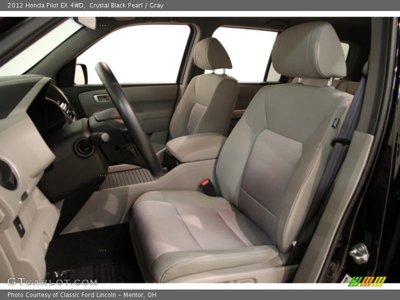 Crystal Black Pearl / Gray 2012 Honda Pilot EX 4WD