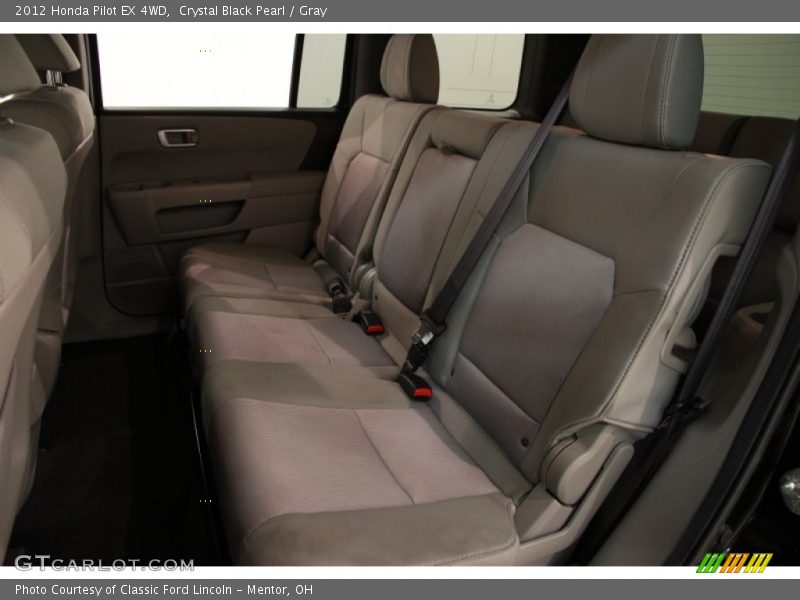 Crystal Black Pearl / Gray 2012 Honda Pilot EX 4WD