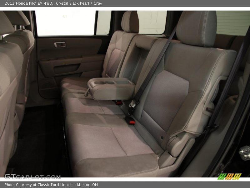 Crystal Black Pearl / Gray 2012 Honda Pilot EX 4WD
