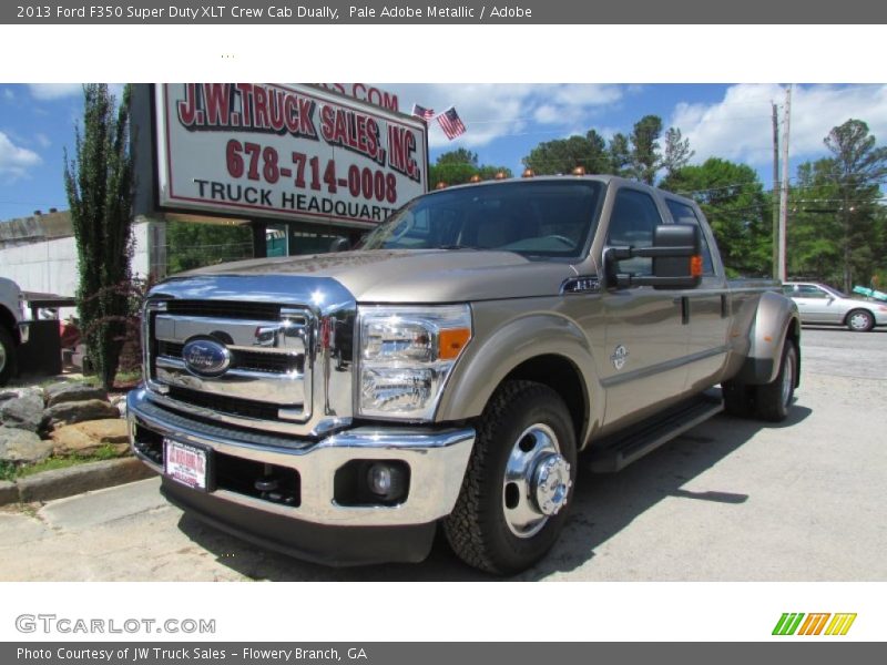 Pale Adobe Metallic / Adobe 2013 Ford F350 Super Duty XLT Crew Cab Dually