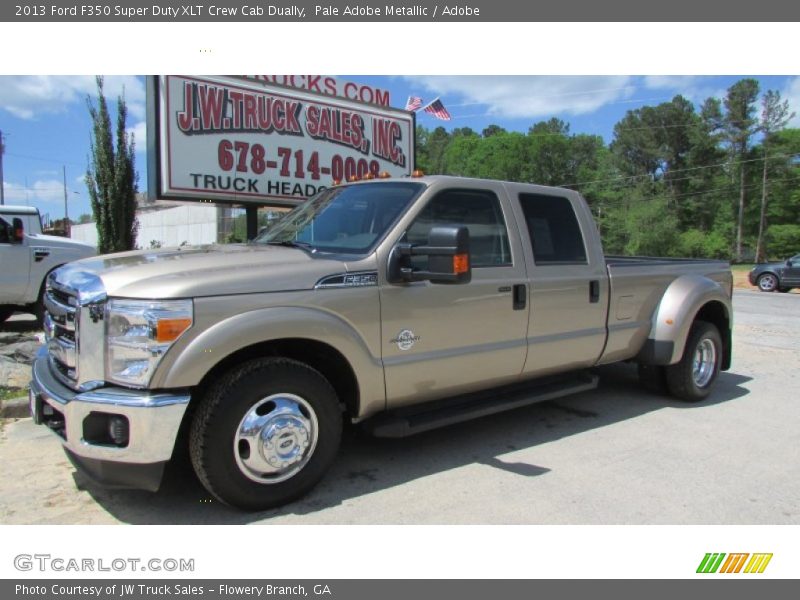 Pale Adobe Metallic / Adobe 2013 Ford F350 Super Duty XLT Crew Cab Dually