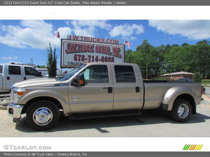 Pale Adobe Metallic / Adobe 2013 Ford F350 Super Duty XLT Crew Cab Dually