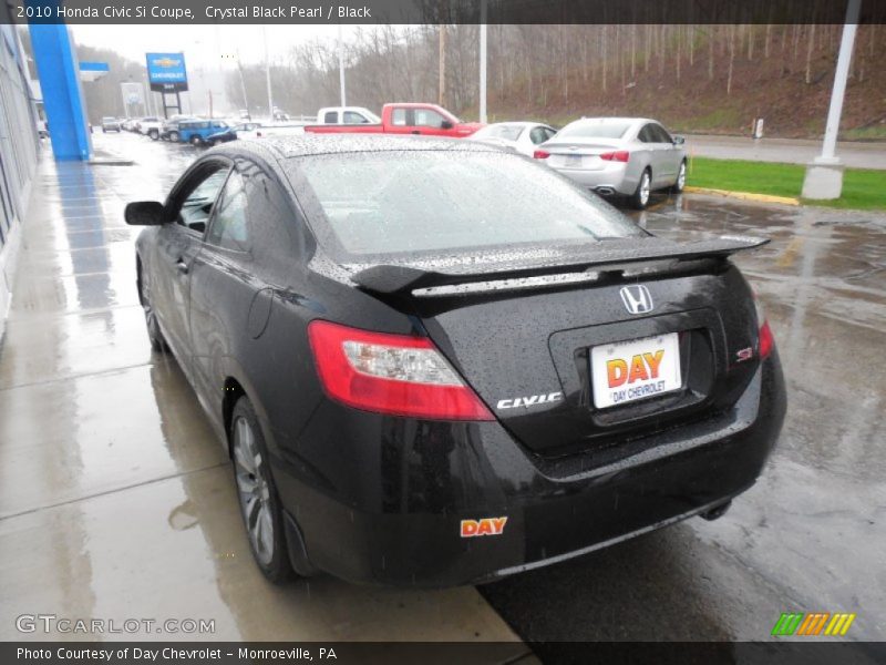 Crystal Black Pearl / Black 2010 Honda Civic Si Coupe