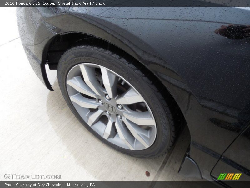 Crystal Black Pearl / Black 2010 Honda Civic Si Coupe