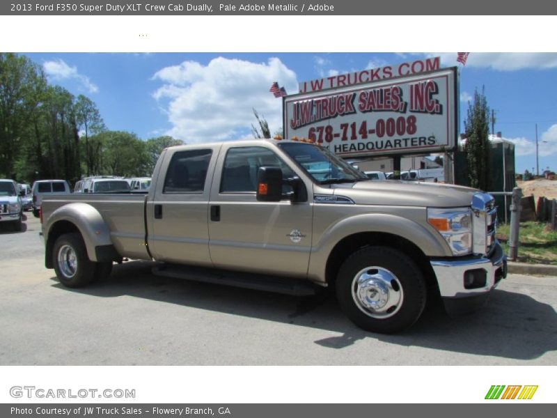 Pale Adobe Metallic / Adobe 2013 Ford F350 Super Duty XLT Crew Cab Dually