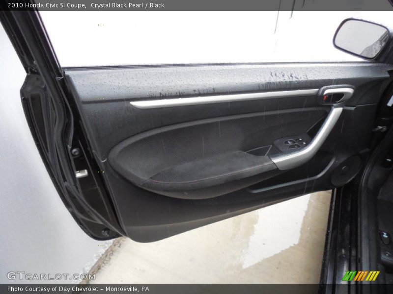 Crystal Black Pearl / Black 2010 Honda Civic Si Coupe