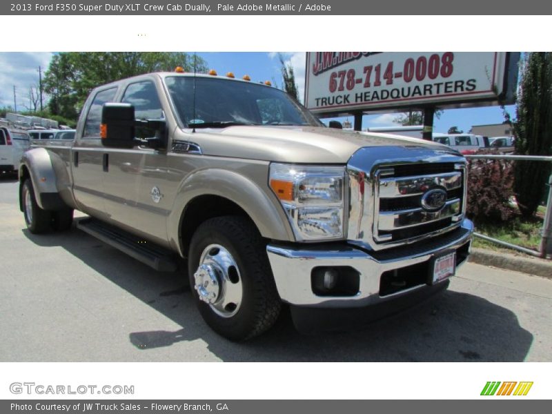 Pale Adobe Metallic / Adobe 2013 Ford F350 Super Duty XLT Crew Cab Dually