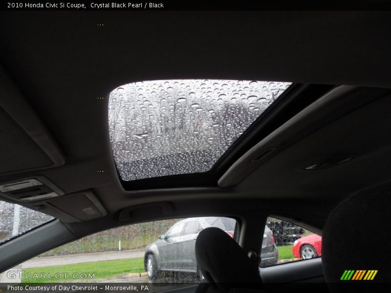 Crystal Black Pearl / Black 2010 Honda Civic Si Coupe