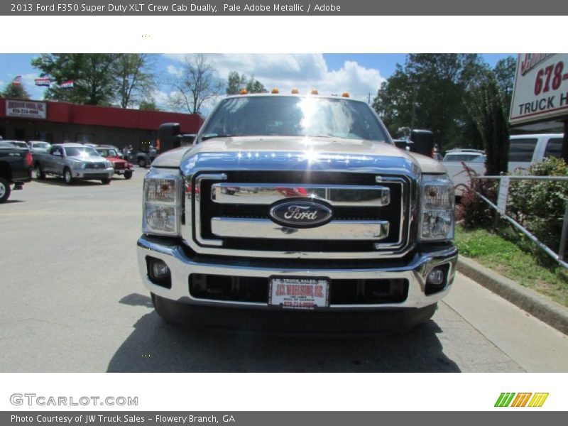 Pale Adobe Metallic / Adobe 2013 Ford F350 Super Duty XLT Crew Cab Dually