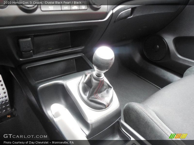 Crystal Black Pearl / Black 2010 Honda Civic Si Coupe