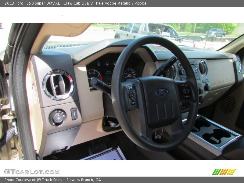 Pale Adobe Metallic / Adobe 2013 Ford F350 Super Duty XLT Crew Cab Dually
