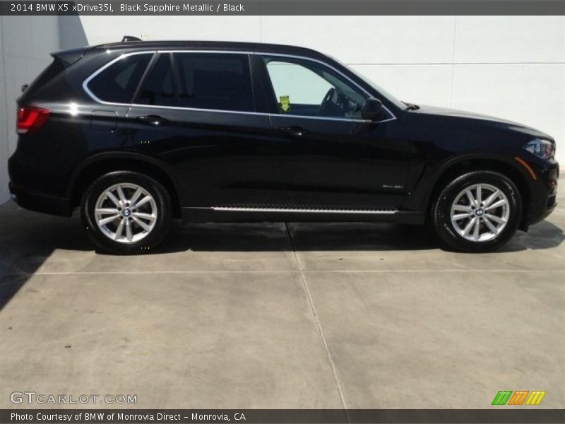 Black Sapphire Metallic / Black 2014 BMW X5 xDrive35i