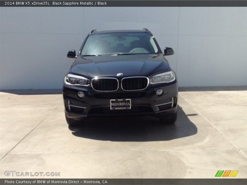 Black Sapphire Metallic / Black 2014 BMW X5 xDrive35i