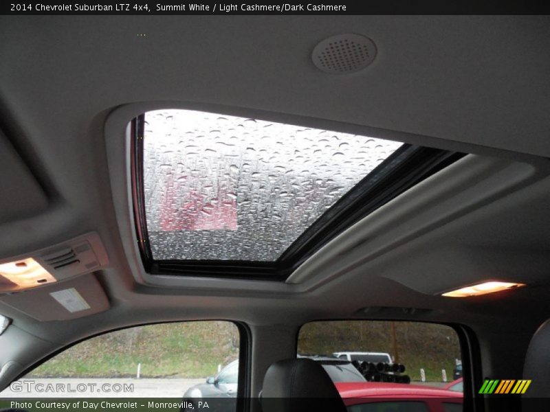 Summit White / Light Cashmere/Dark Cashmere 2014 Chevrolet Suburban LTZ 4x4