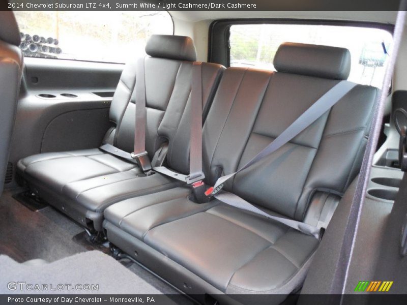 Summit White / Light Cashmere/Dark Cashmere 2014 Chevrolet Suburban LTZ 4x4