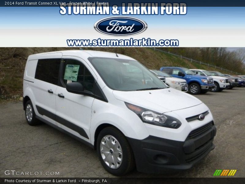 Frozen White / Pewter 2014 Ford Transit Connect XL Van