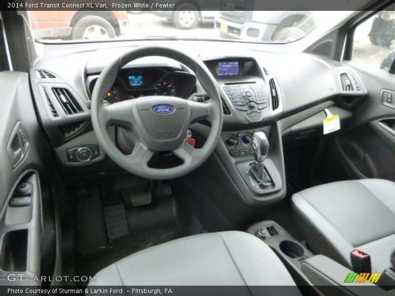 Pewter Interior - 2014 Transit Connect XL Van 