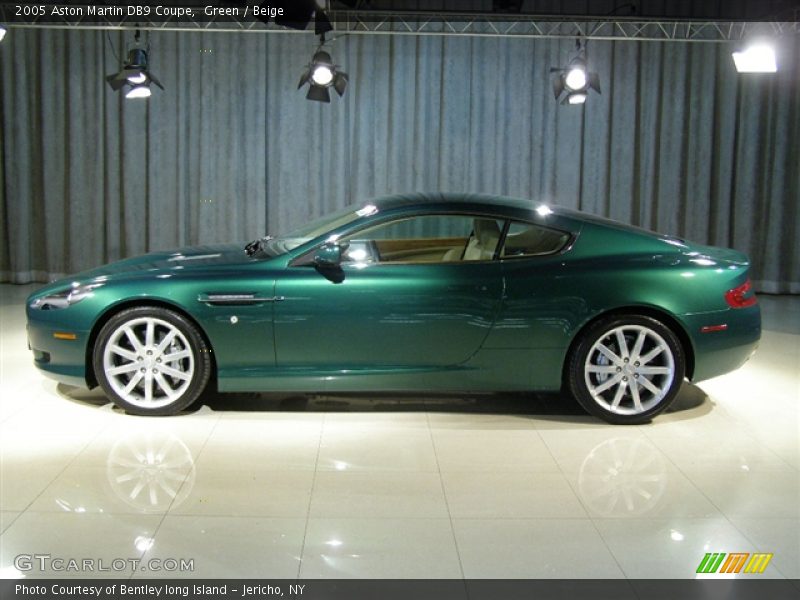 Green / Beige 2005 Aston Martin DB9 Coupe