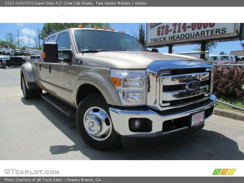 Pale Adobe Metallic / Adobe 2013 Ford F350 Super Duty XLT Crew Cab Dually
