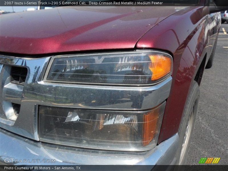 Deep Crimson Red Metallic / Medium Pewter 2007 Isuzu i-Series Truck i-290 S Extended Cab