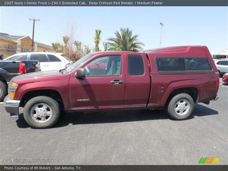 Deep Crimson Red Metallic / Medium Pewter 2007 Isuzu i-Series Truck i-290 S Extended Cab