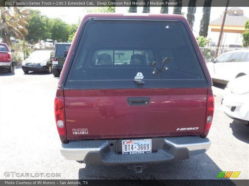 Deep Crimson Red Metallic / Medium Pewter 2007 Isuzu i-Series Truck i-290 S Extended Cab