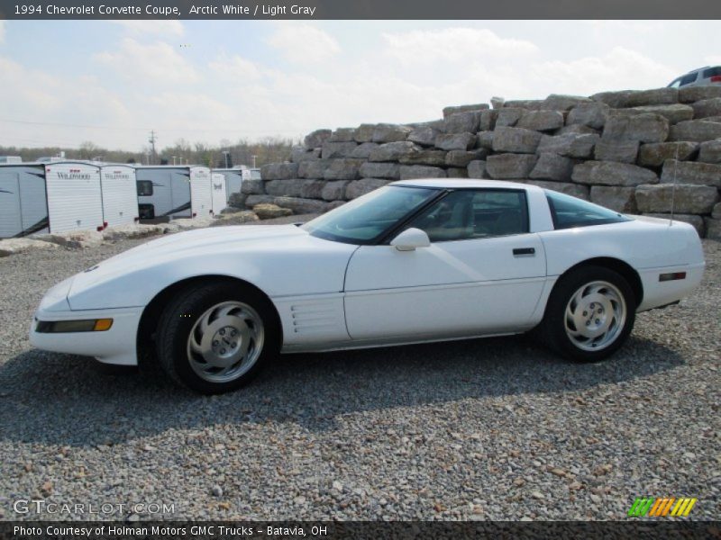 Arctic White / Light Gray 1994 Chevrolet Corvette Coupe