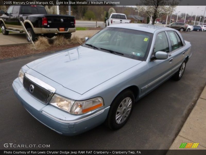 Light Ice Blue Metallic / Medium Parchment 2005 Mercury Grand Marquis GS