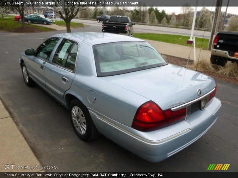Light Ice Blue Metallic / Medium Parchment 2005 Mercury Grand Marquis GS