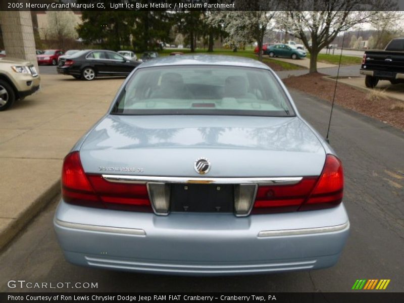 Light Ice Blue Metallic / Medium Parchment 2005 Mercury Grand Marquis GS