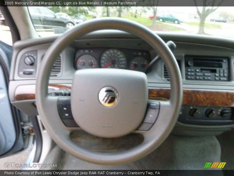 Light Ice Blue Metallic / Medium Parchment 2005 Mercury Grand Marquis GS