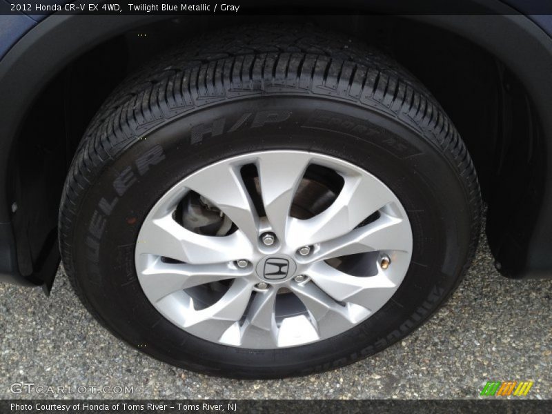Twilight Blue Metallic / Gray 2012 Honda CR-V EX 4WD