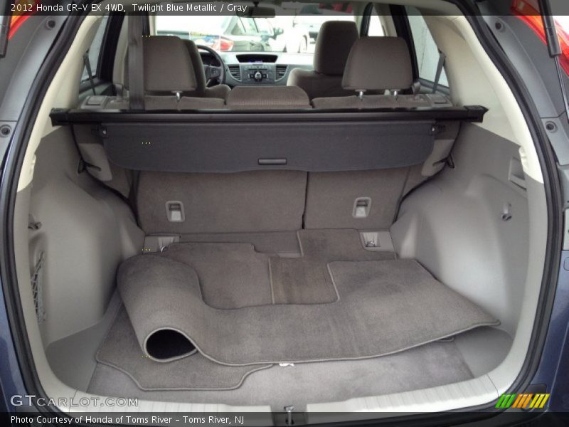 Twilight Blue Metallic / Gray 2012 Honda CR-V EX 4WD