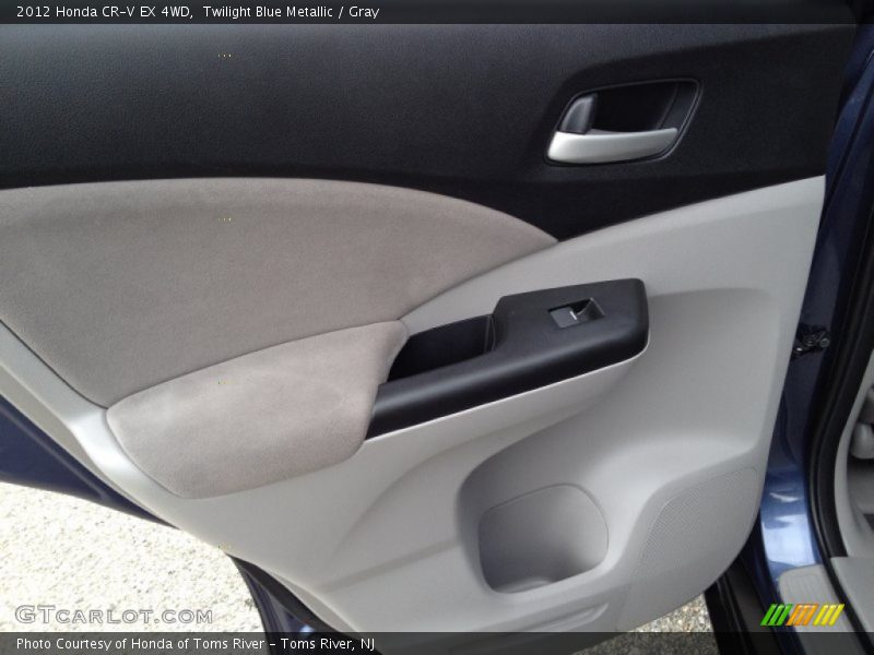 Twilight Blue Metallic / Gray 2012 Honda CR-V EX 4WD