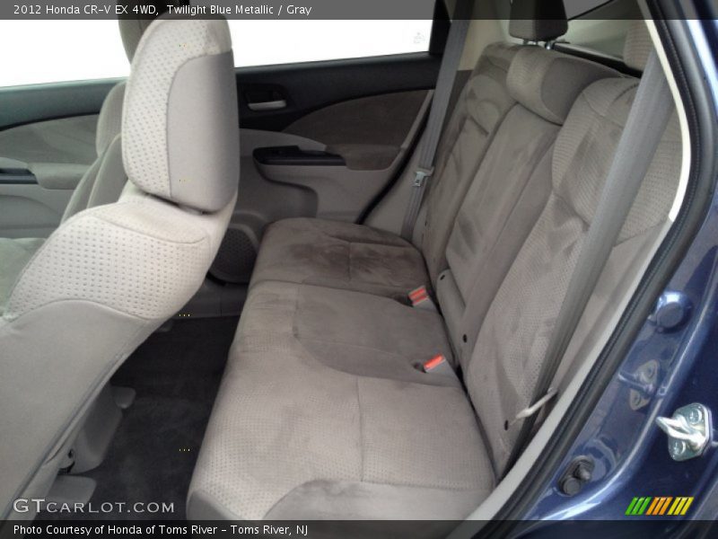 Twilight Blue Metallic / Gray 2012 Honda CR-V EX 4WD