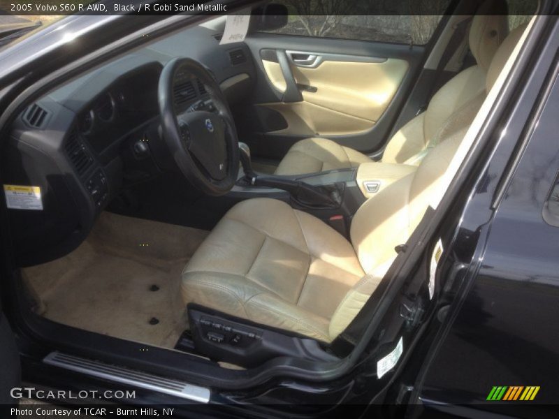 Black / R Gobi Sand Metallic 2005 Volvo S60 R AWD