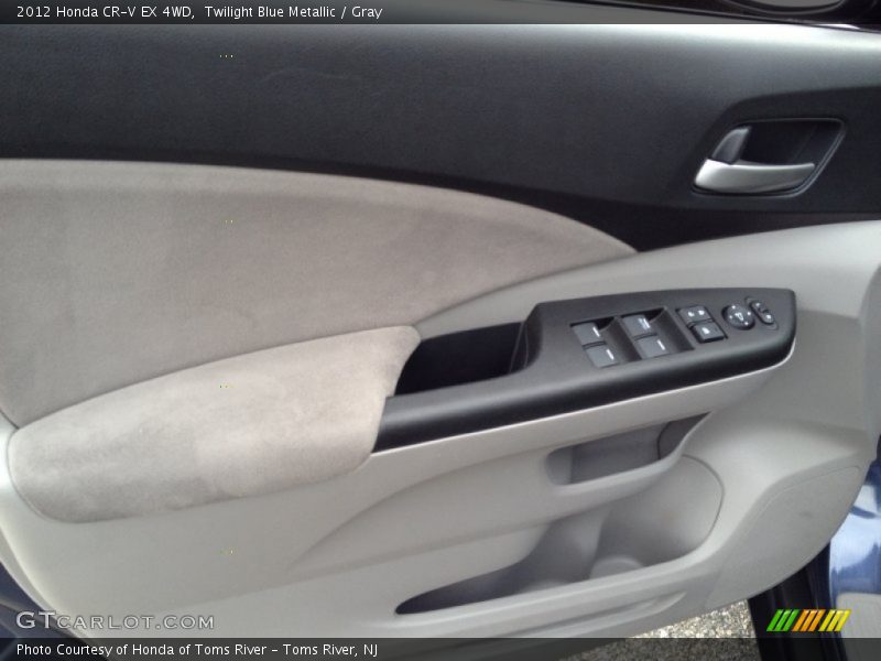 Twilight Blue Metallic / Gray 2012 Honda CR-V EX 4WD