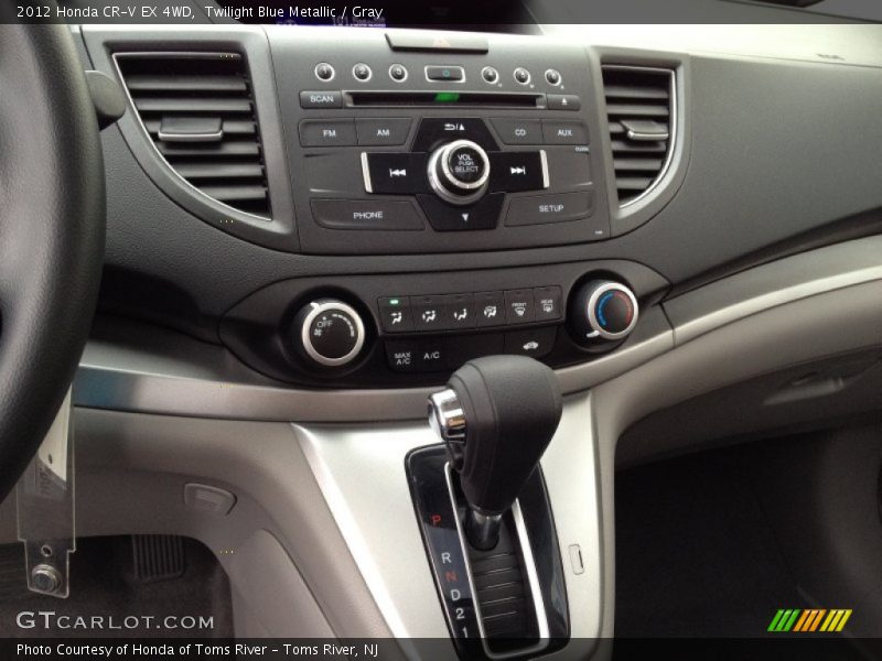 Twilight Blue Metallic / Gray 2012 Honda CR-V EX 4WD