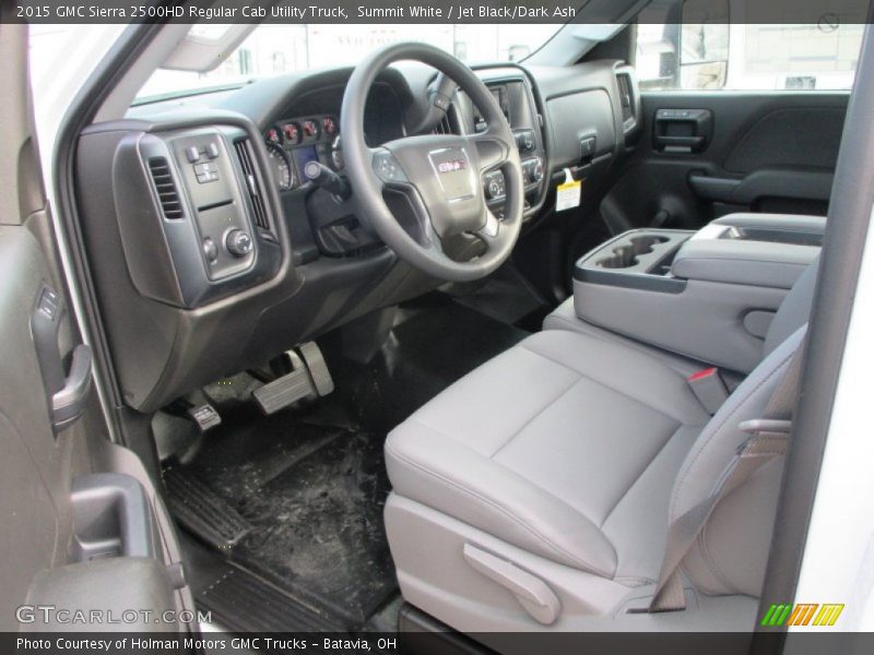 Jet Black/Dark Ash Interior - 2015 Sierra 2500HD Regular Cab Utility Truck 