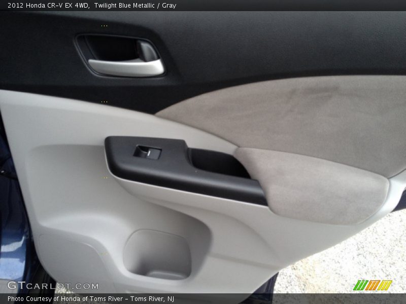 Twilight Blue Metallic / Gray 2012 Honda CR-V EX 4WD