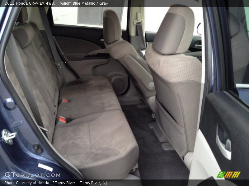 Twilight Blue Metallic / Gray 2012 Honda CR-V EX 4WD